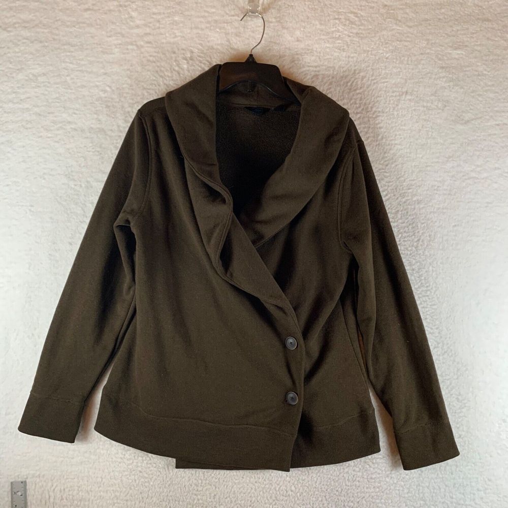 Eastern Mountain Sports EMS Women's Two-Button Brown Blazer Jacket Size Large